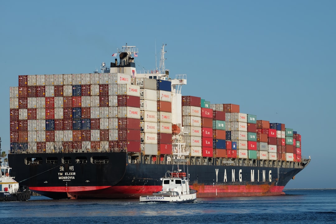 Photo Container ship